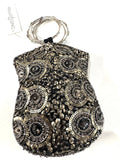 Evening Bag Black Gold Beaded David Jefferies