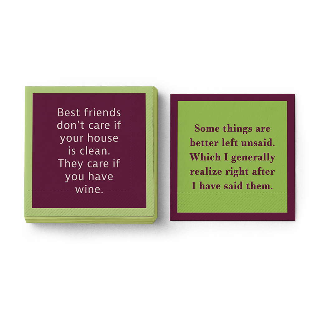 Drinks on Me | Best Friends Cocktail Napkins