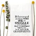 Blessed Grandparents Tea Towel
