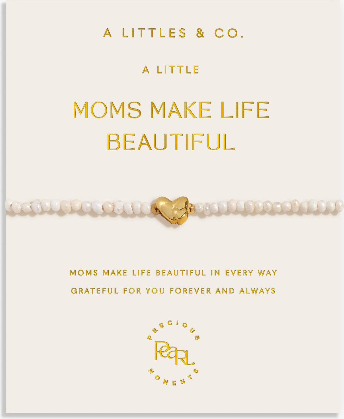 A Littles & Co | Moms Make Life Beautiful Bracelet