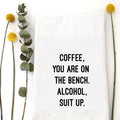 Coffee Benched Tea Towel