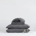 Linen Tales | Slate Linen Sheet Set - King