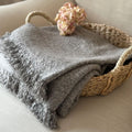 Throw Grey Boucle Indaba