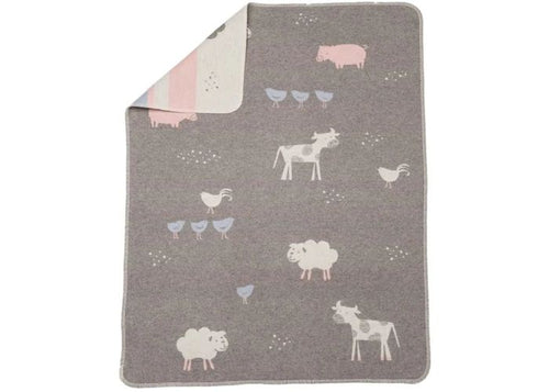 Farm Life Baby Blanket