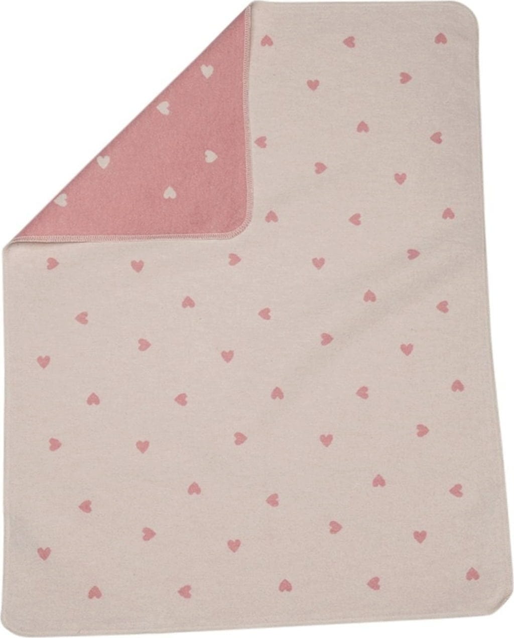 Blush Hearts Baby Blanket
