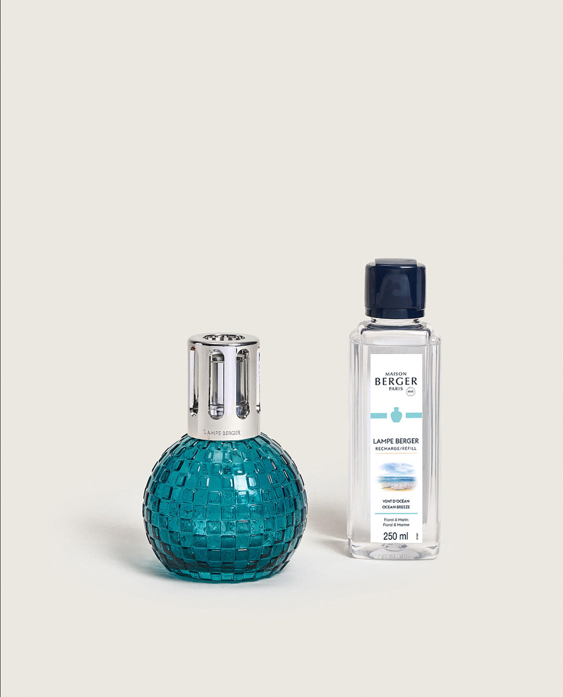 Maison Berger | Corali Green Lamp Gift Set with Ocean Breeze