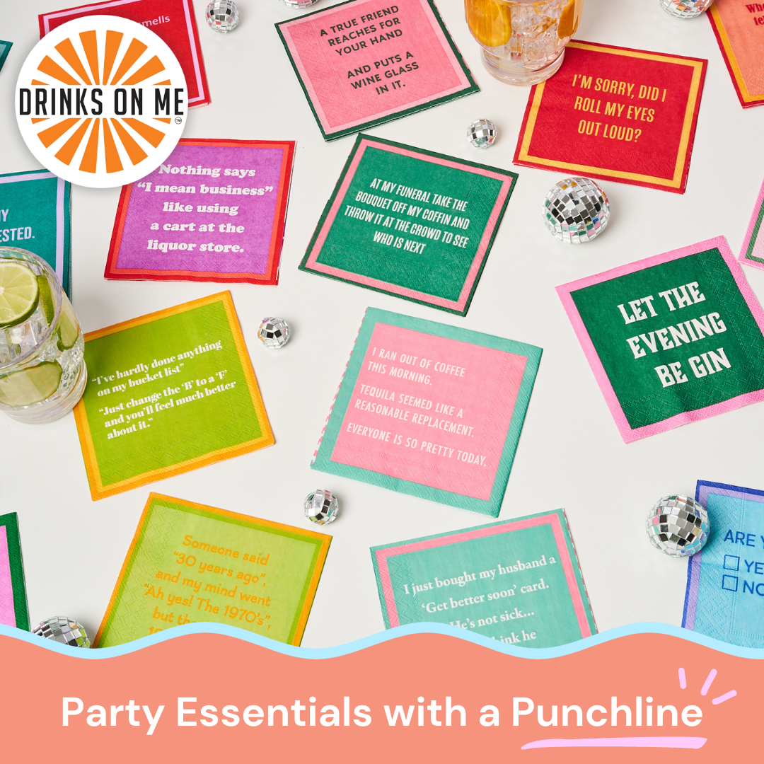 Drinks on Me | Favorite Child Cocktail Napkins
