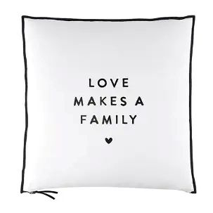 Pillow Love Makes a Family 26 x26 "