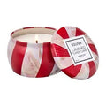 Voluspa | Crushed Candy Cane Mini Tin Candle