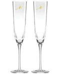Kate Spade Two Hearts Toasting Flutes