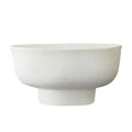 Bowl Paper Mache White 4.5 x 9"