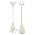 CREATIVE BRANDS | Silver Stag Salad Server Set