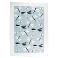Raingoose | Dragonfly Grey Linen Tea Towel