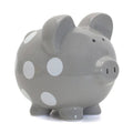 Kids Money Bank Grey with White Dots