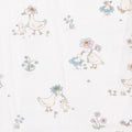 Newborn Gown & Headband - Flowered Ducklings