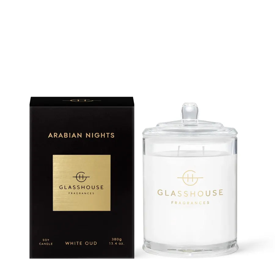 Arabian Nights Candle – Glasshouse Candle (13.4 oz)