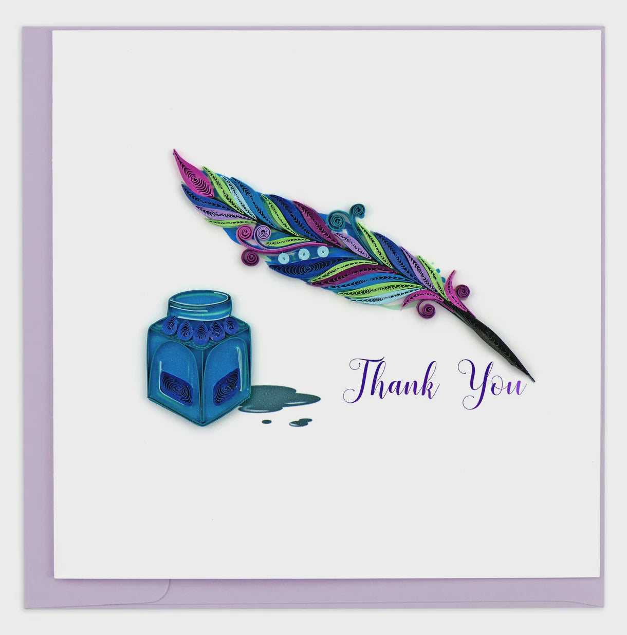 Quilling Card | Thank You - Quill & Ink Thank You