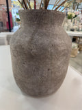 Grey Wash Terracotta Vase