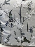 Pillow Hummingbird Garden Down-Filled 24 x 24"