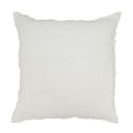Linen Pillow Ivory Down Filled 20 x 20"