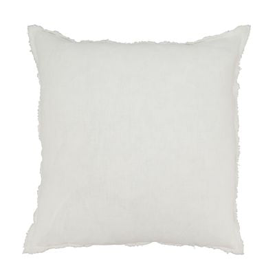 Linen Pillow Ivory Down Filled 20 x 20"
