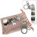 Jacqueline Kent Pill Container Crystal Black Ombre