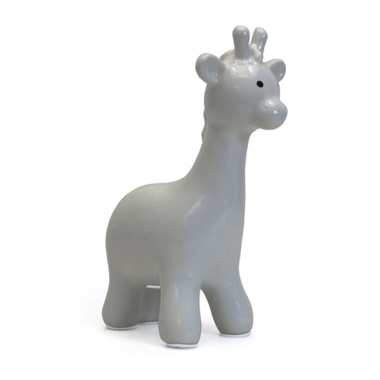 Kids Money Bank Grey Giraffe - Large