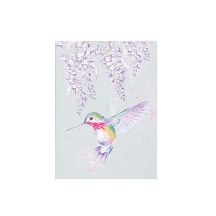 Wrendale Designs | Wisteria Wishes Hummingbird Notebook