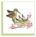 Quilling Card | Mother's Day - Hummingbird & Babies