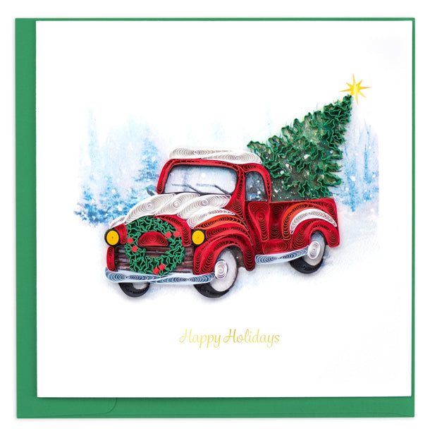Quilling Card | Red Tractor