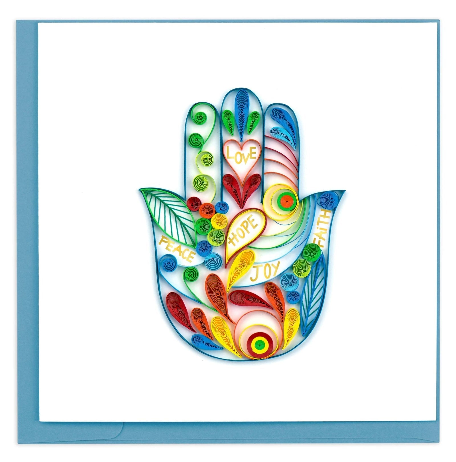 Quilling Card | Friendship - Hamsa Hand