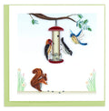 Quilling Card | Bird Feeder