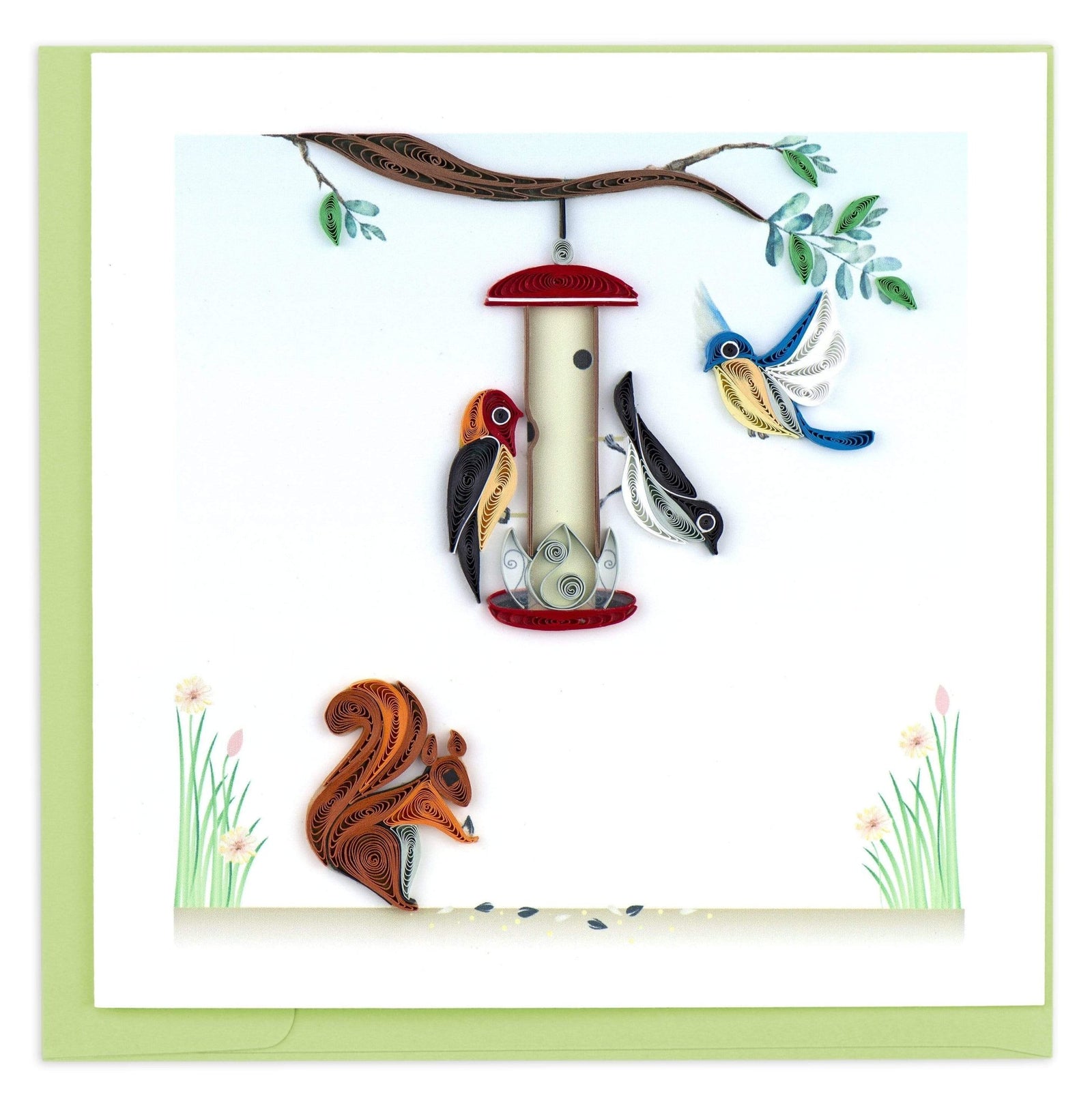 Quilling Card | Bird Feeder