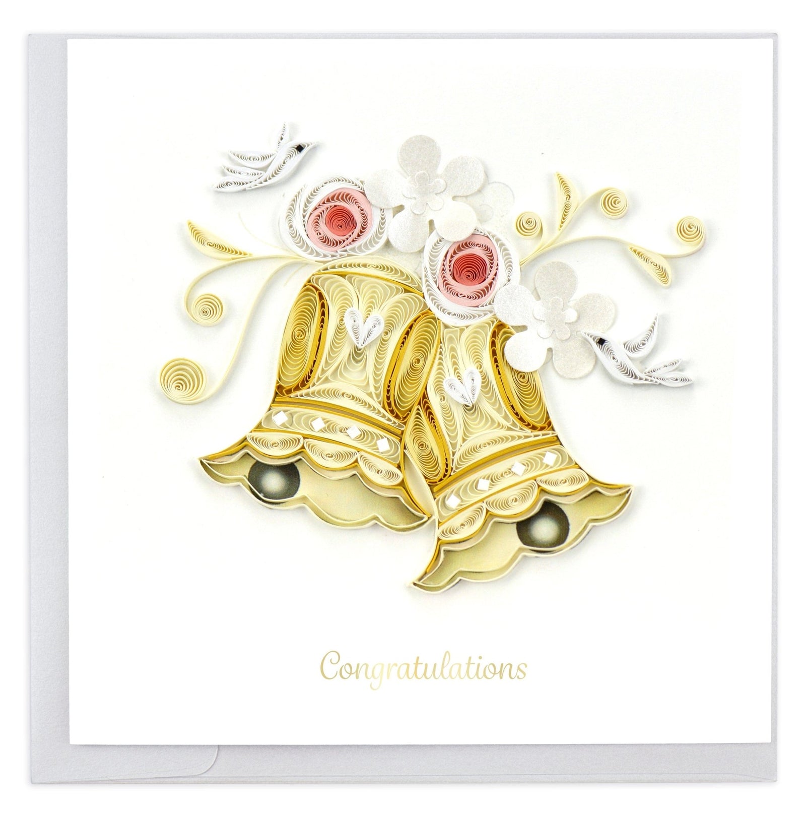Quilling Card | Wedding - Wedding Bells