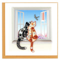 Quilling Card | Two Cats