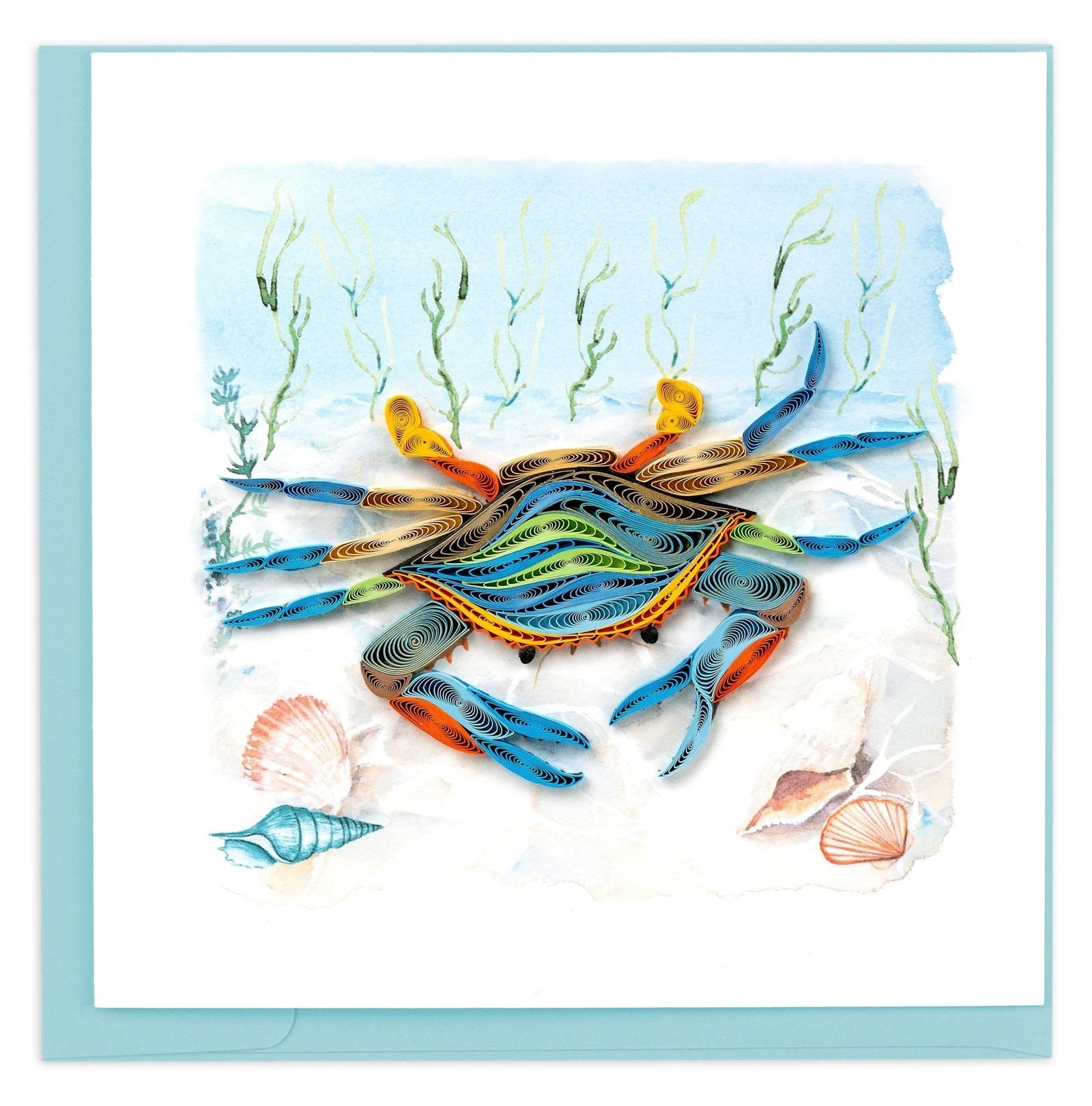 Quilling Card | Blue Crab