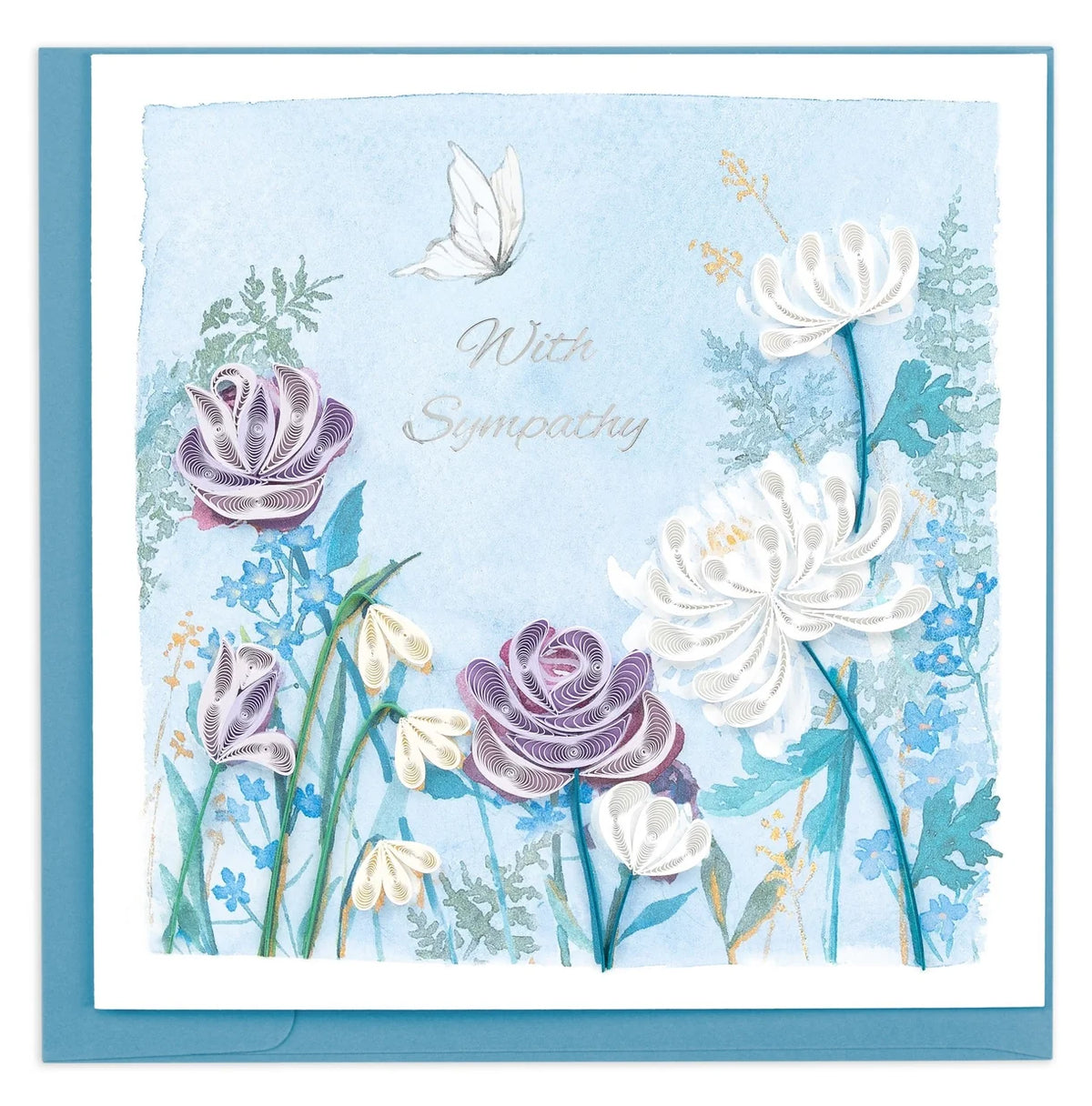 Quilling Card | Sympathy Garden