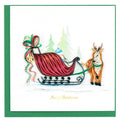 Quilling Card | Christmas - Sleigh Ride