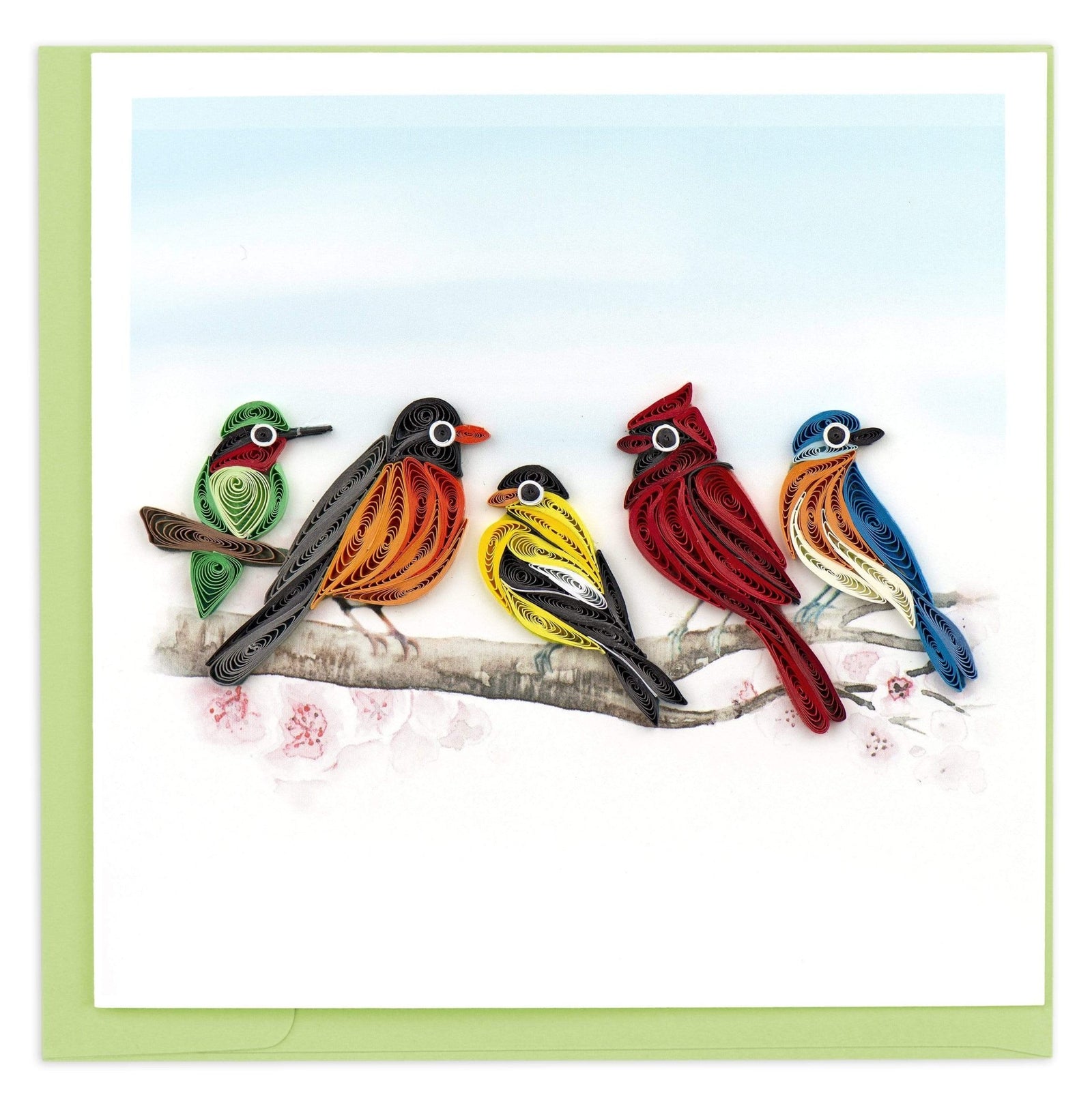 Quilling Card | Friendship - Songbirds