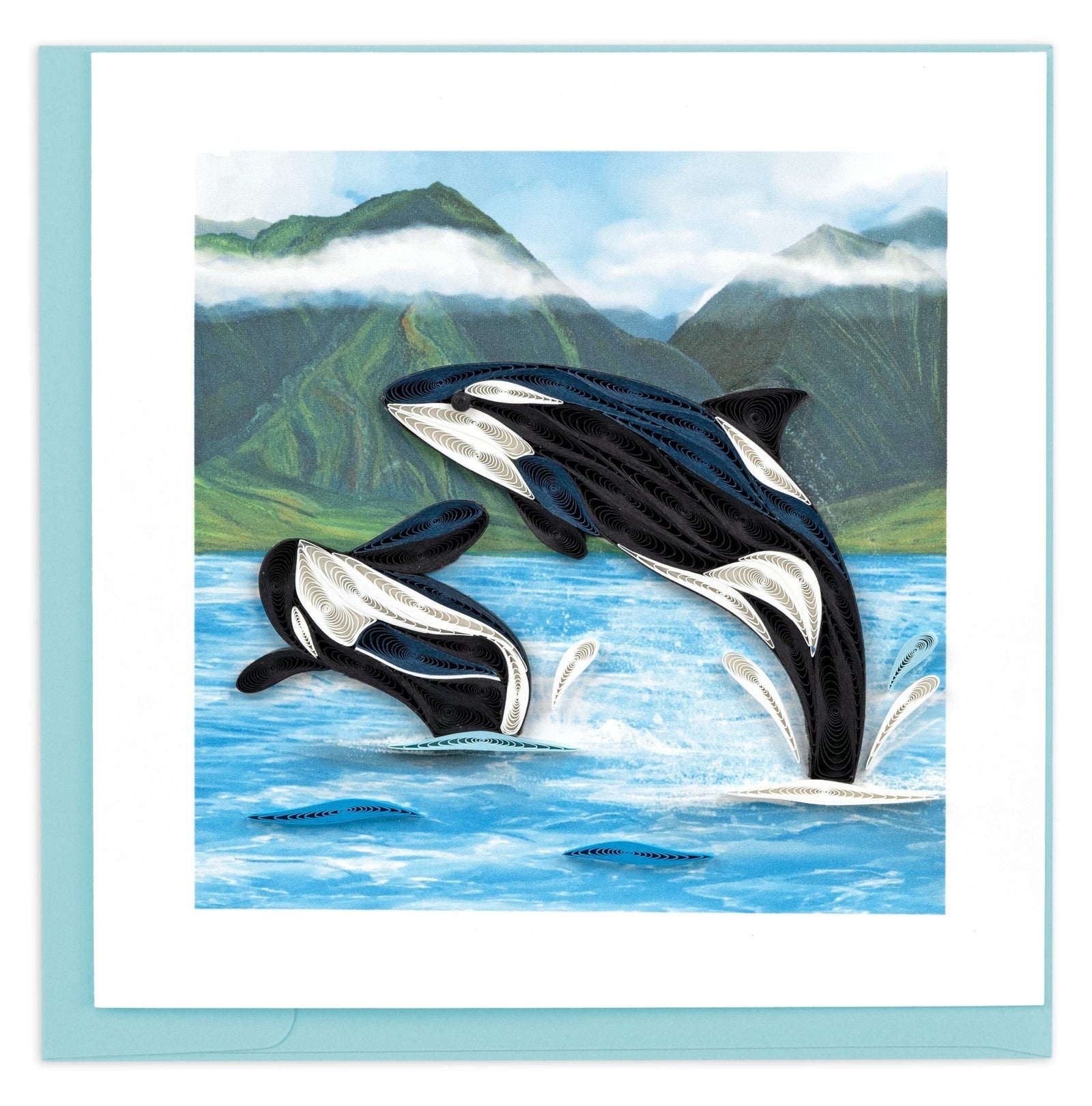 Quilling Card | Orca