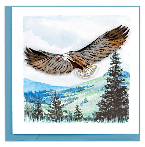Quilling Card | Friendship - Flying Eagle