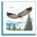 Quilling Card | Soaring Eagle