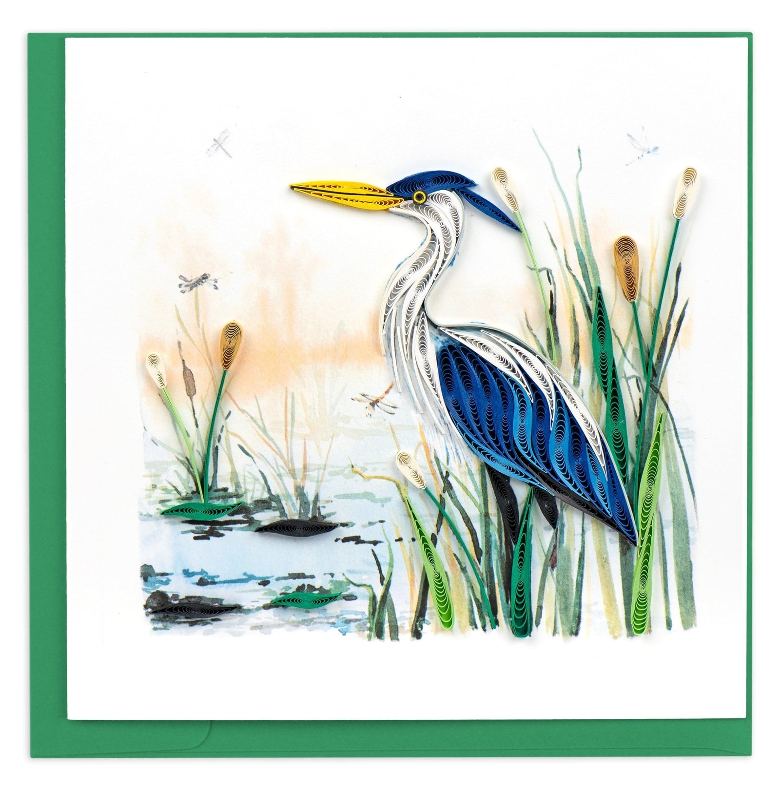 Quilling Card | Great Blue Heron
