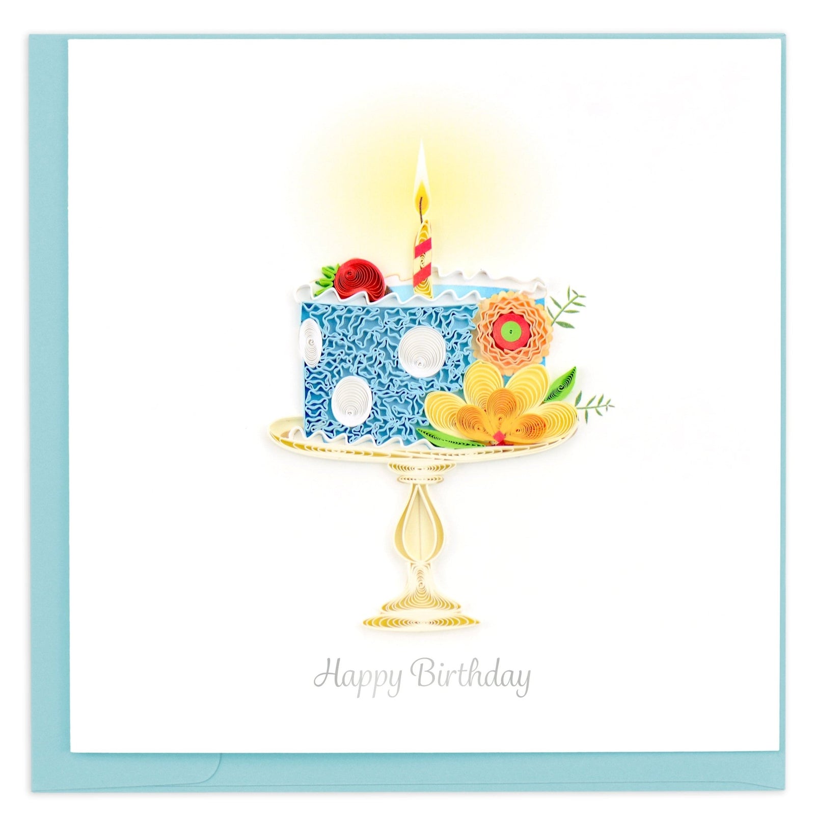 Quilling Card | Birthday - Whimsical Birthday Cake
