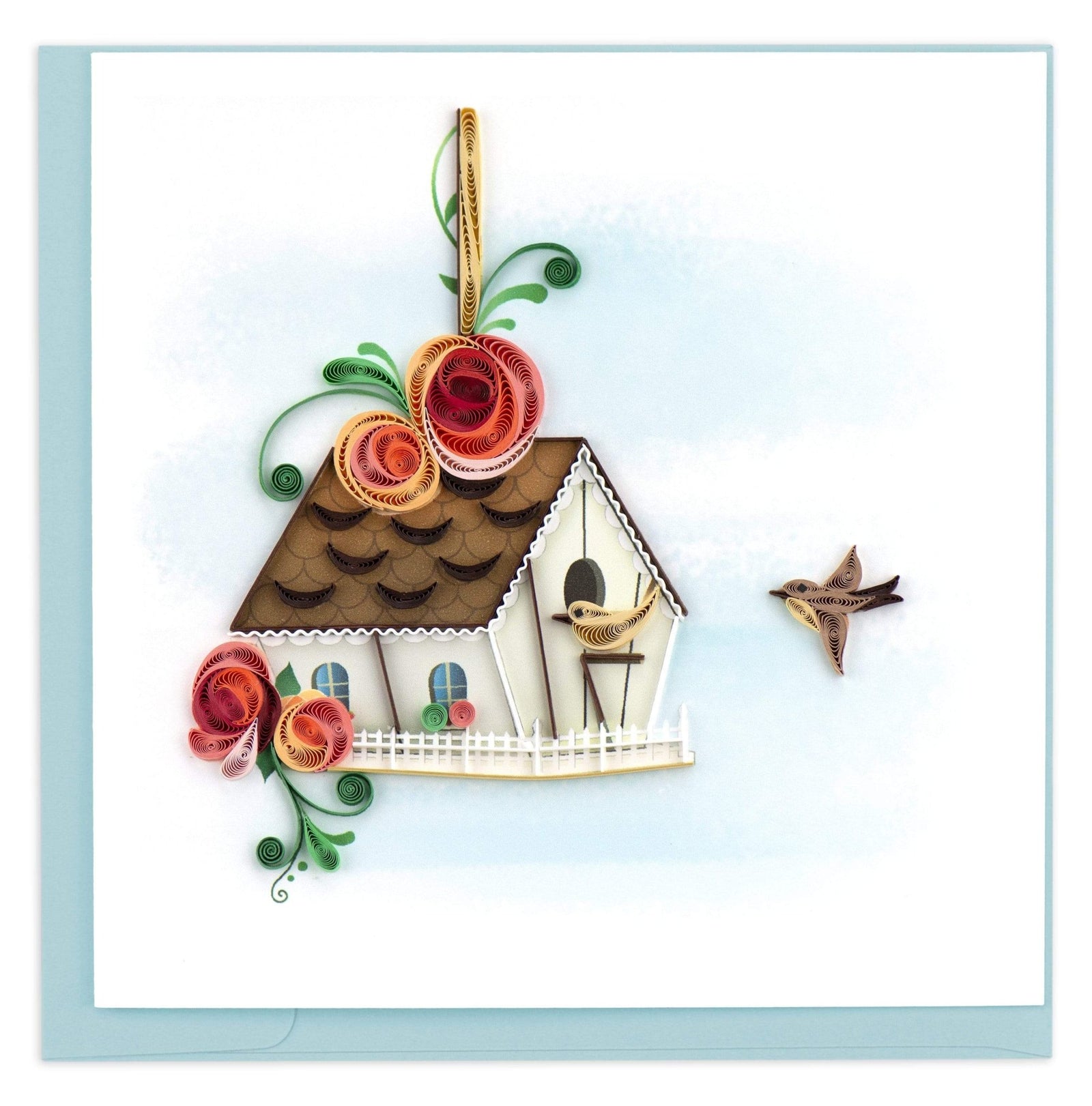 Quilling Card | Friendship - Birdhouse