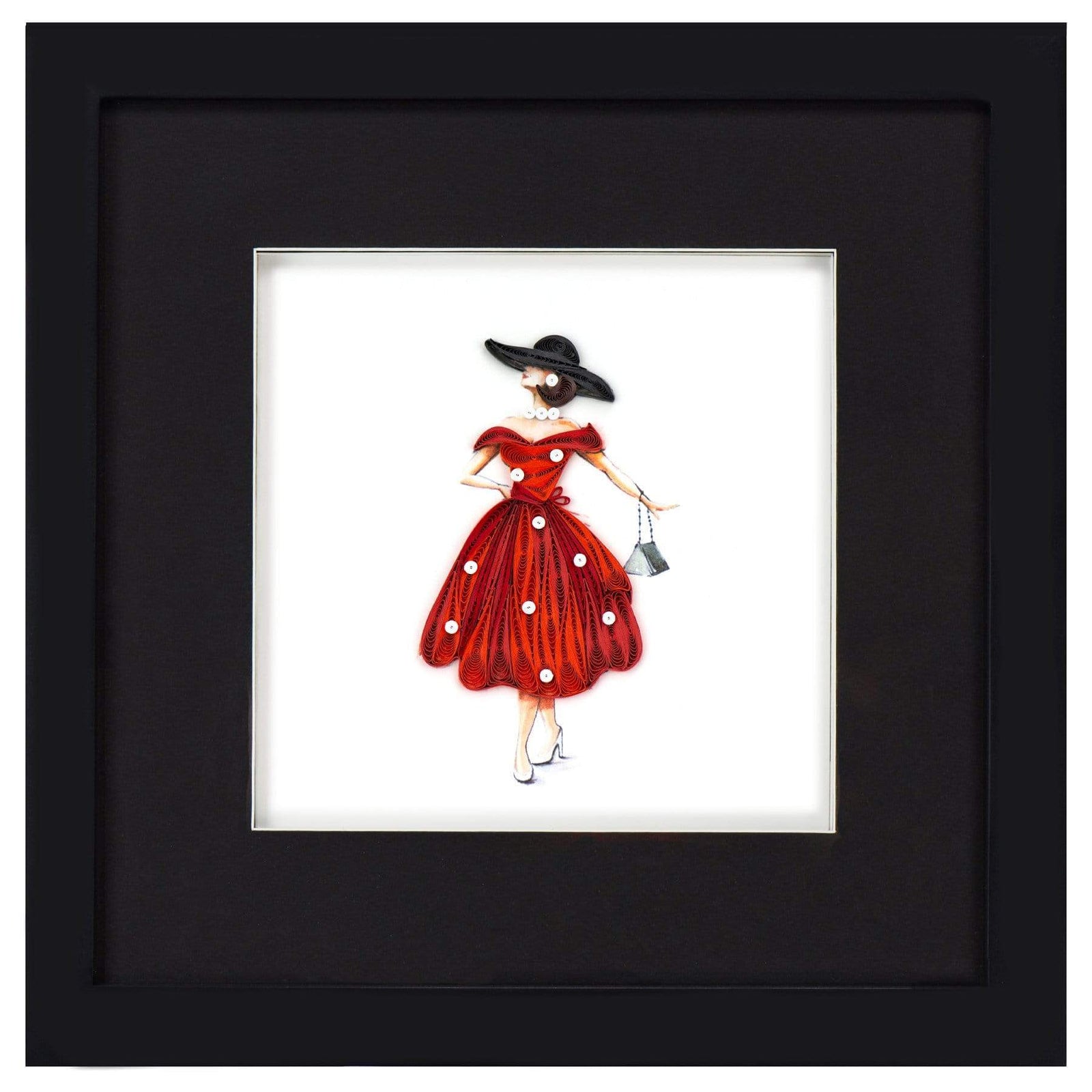 Quilling Card | Shadow Box Frame Black