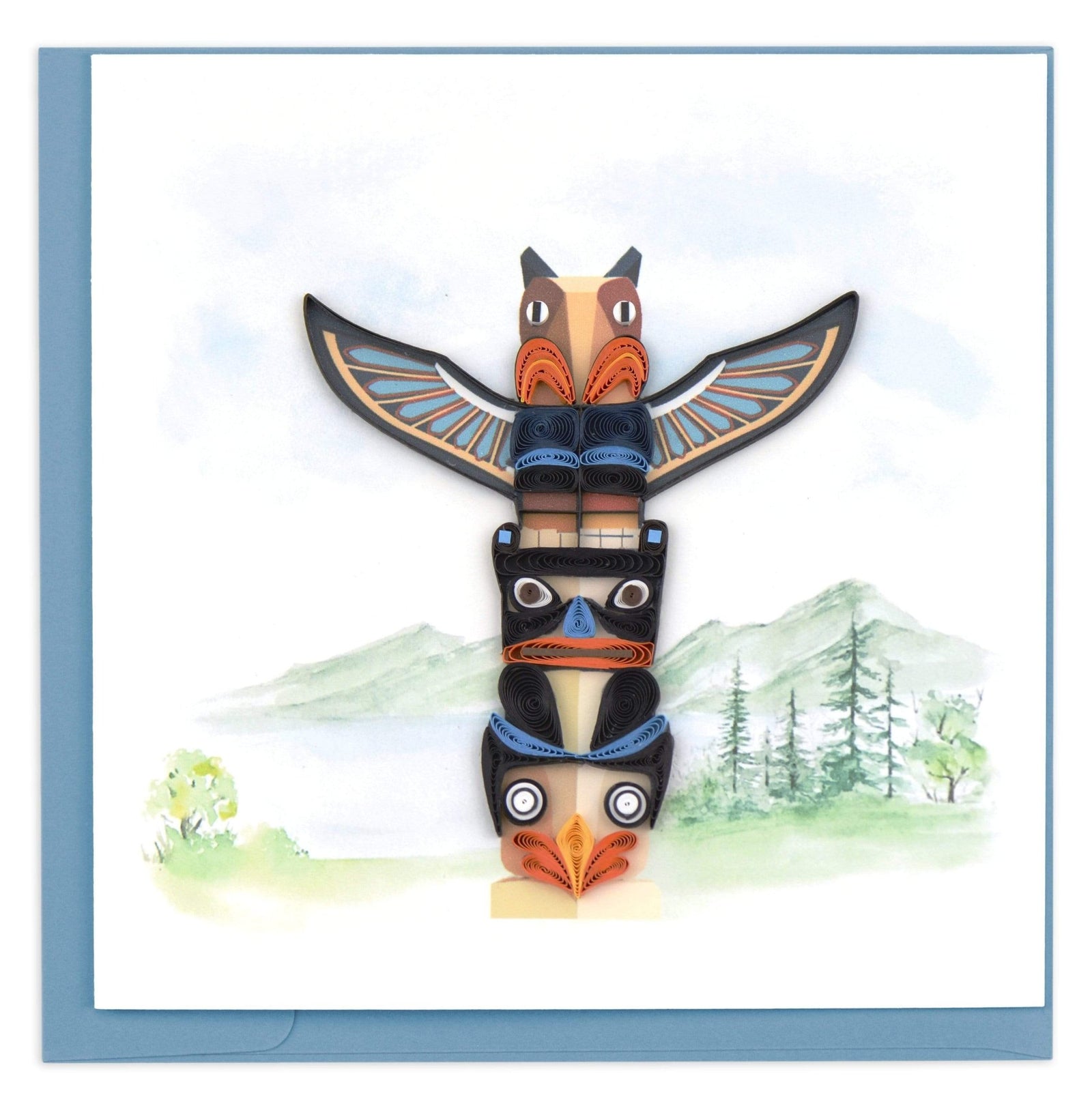 Quilling Card | Totem Pole