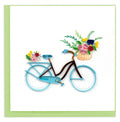 Quilling Card | Bicycle & Flower Basket