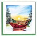 Quilling Card | River Canoes