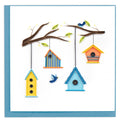 Quilling Card | Birdhouse Tree